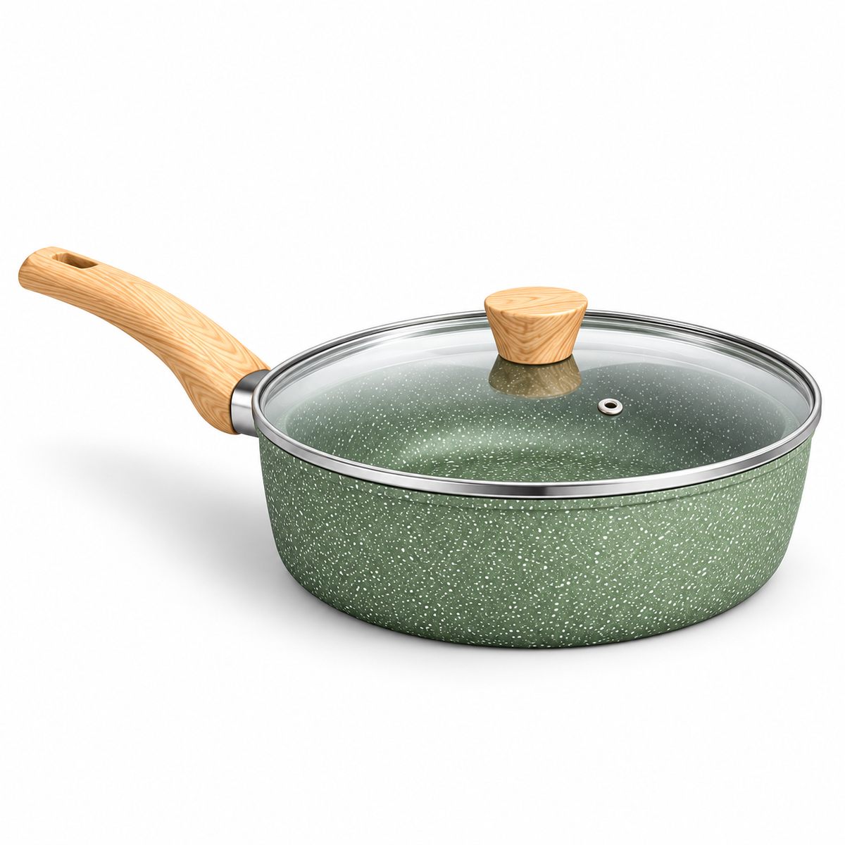 Batterie de cuisine antiadhésive Vert
