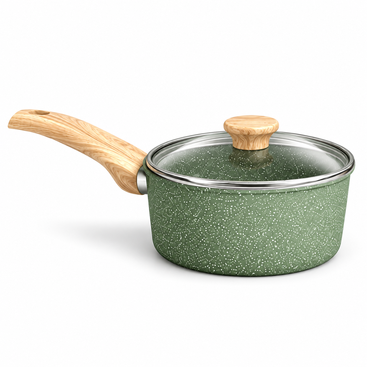 Batterie de cuisine antiadhésive Vert