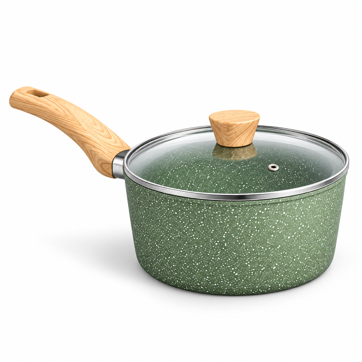 Batterie de cuisine antiadhésive Vert