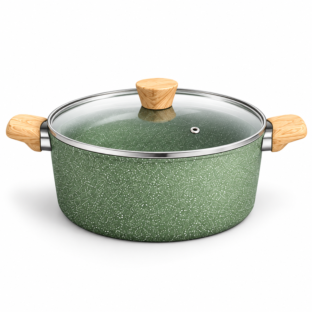 Batterie de cuisine antiadhésive Vert