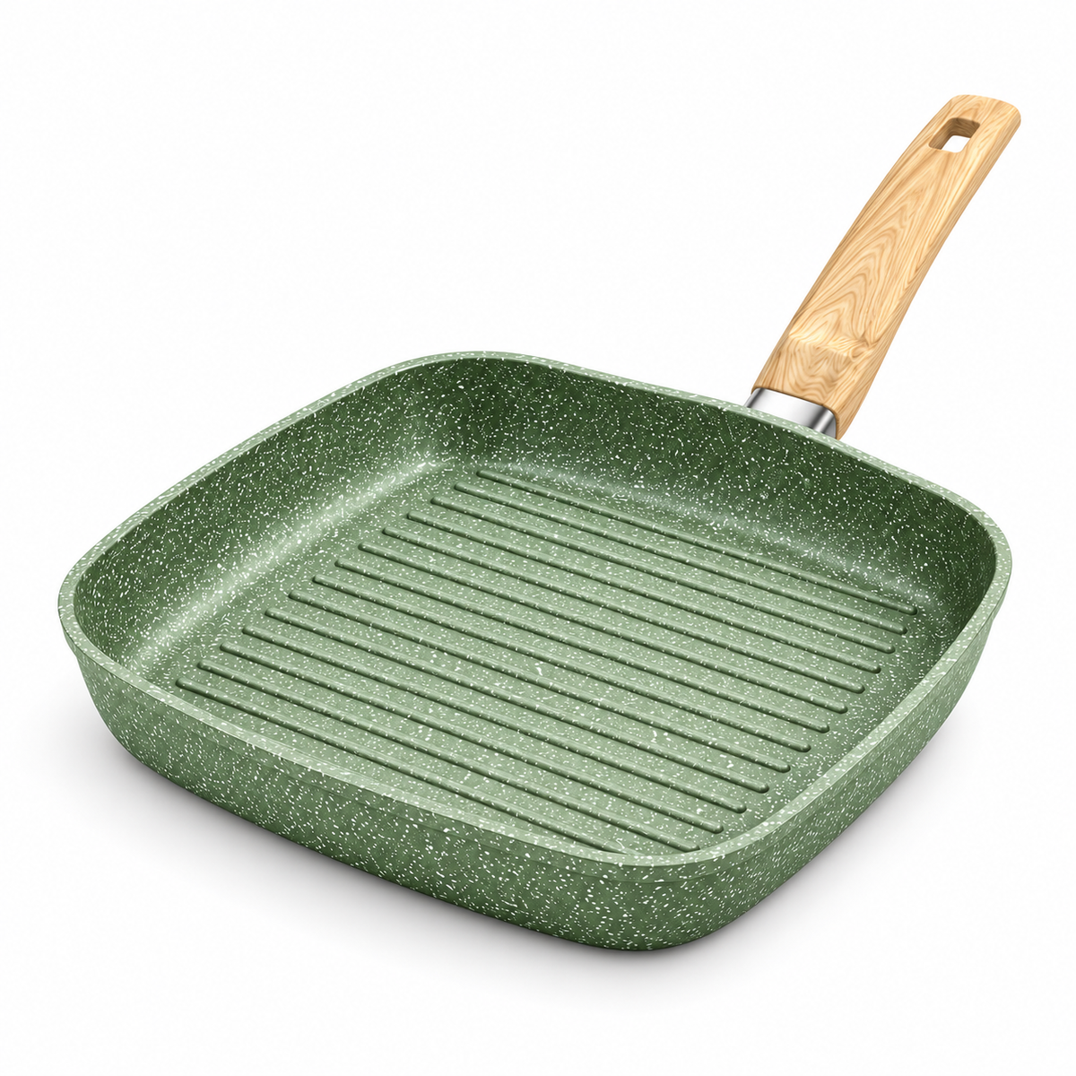 Batterie de cuisine antiadhésive Vert
