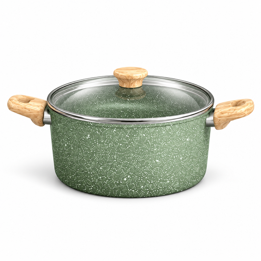 Batterie de cuisine antiadhésive Vert