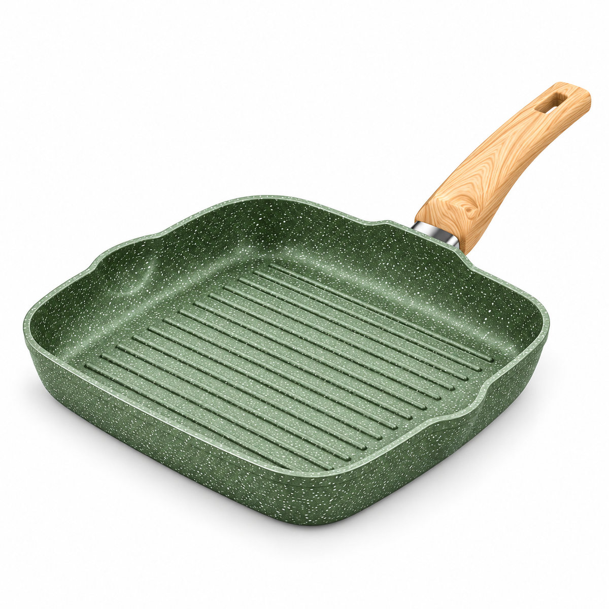 Batterie de cuisine antiadhésive Vert